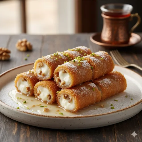 Sütlü Sarma Kadayıf